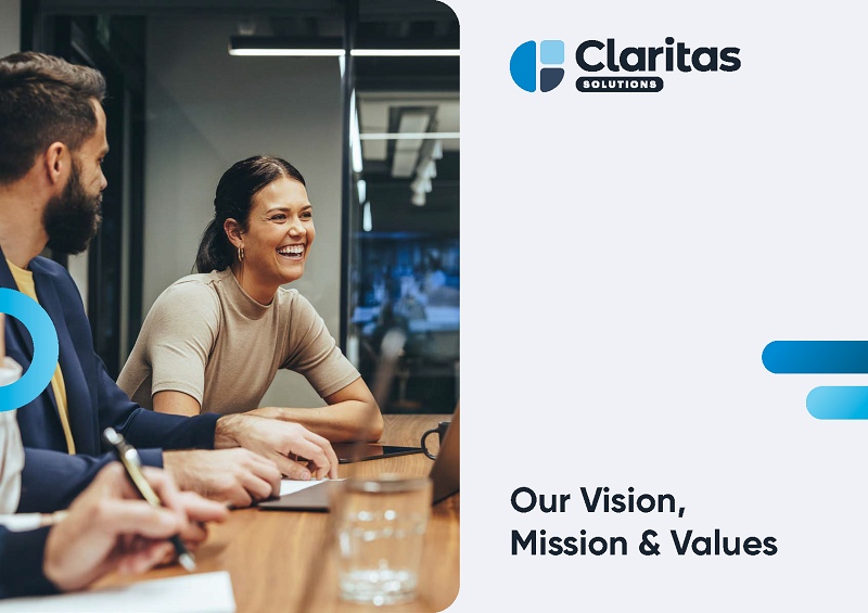 Claritas New Mission, Vision & Values