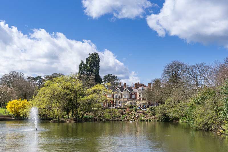 Bletchley Park in Buckinghamshire the home of code breaking in WW2