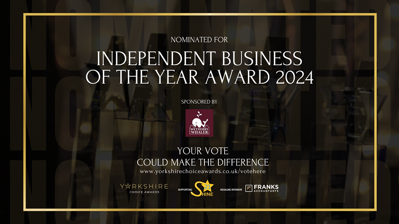 Independent Business of the Year Award - Yorkshire Choice Awards Nomination