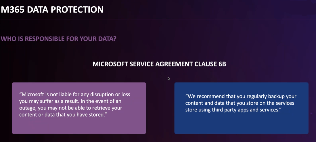 Microsoft Service Agreement Clause 6b