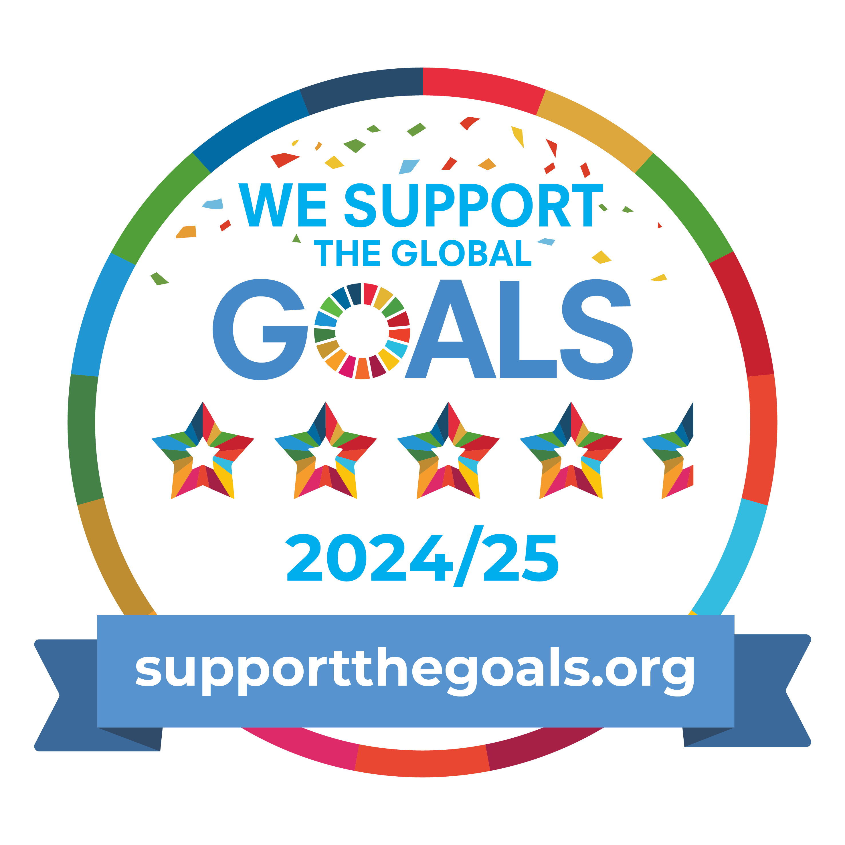 UN Goals 4.5 Stars accreditation